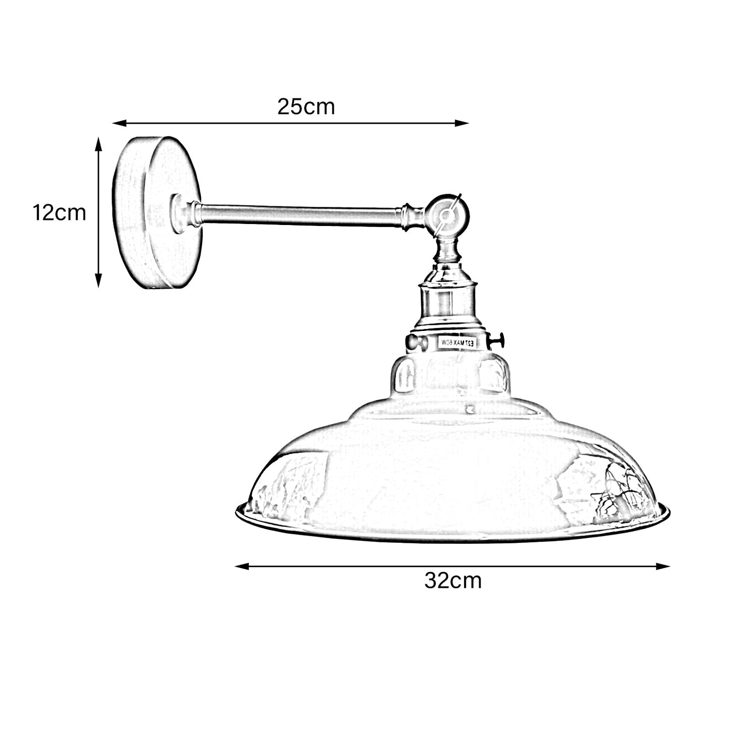 Orange Shade With Adjustable Curvy Swing Arm Wall Light Fixture Loft