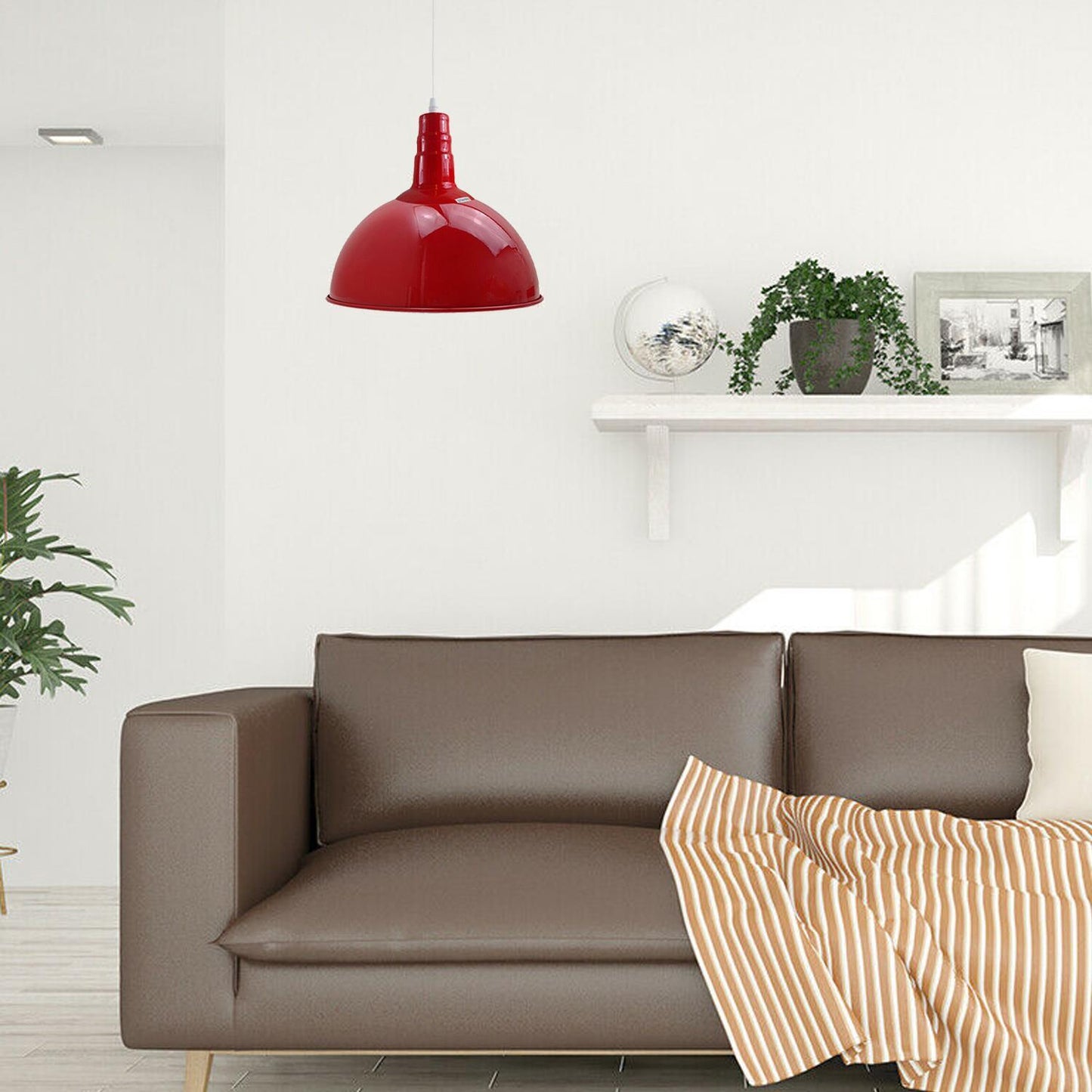 Red Retro Bedroom and Kitchen Pendant Light Shades