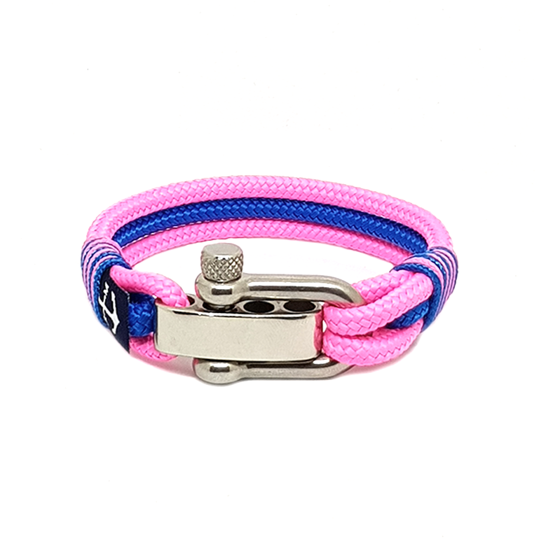 Adjustable Shackle Flanders Nautical Bracelet