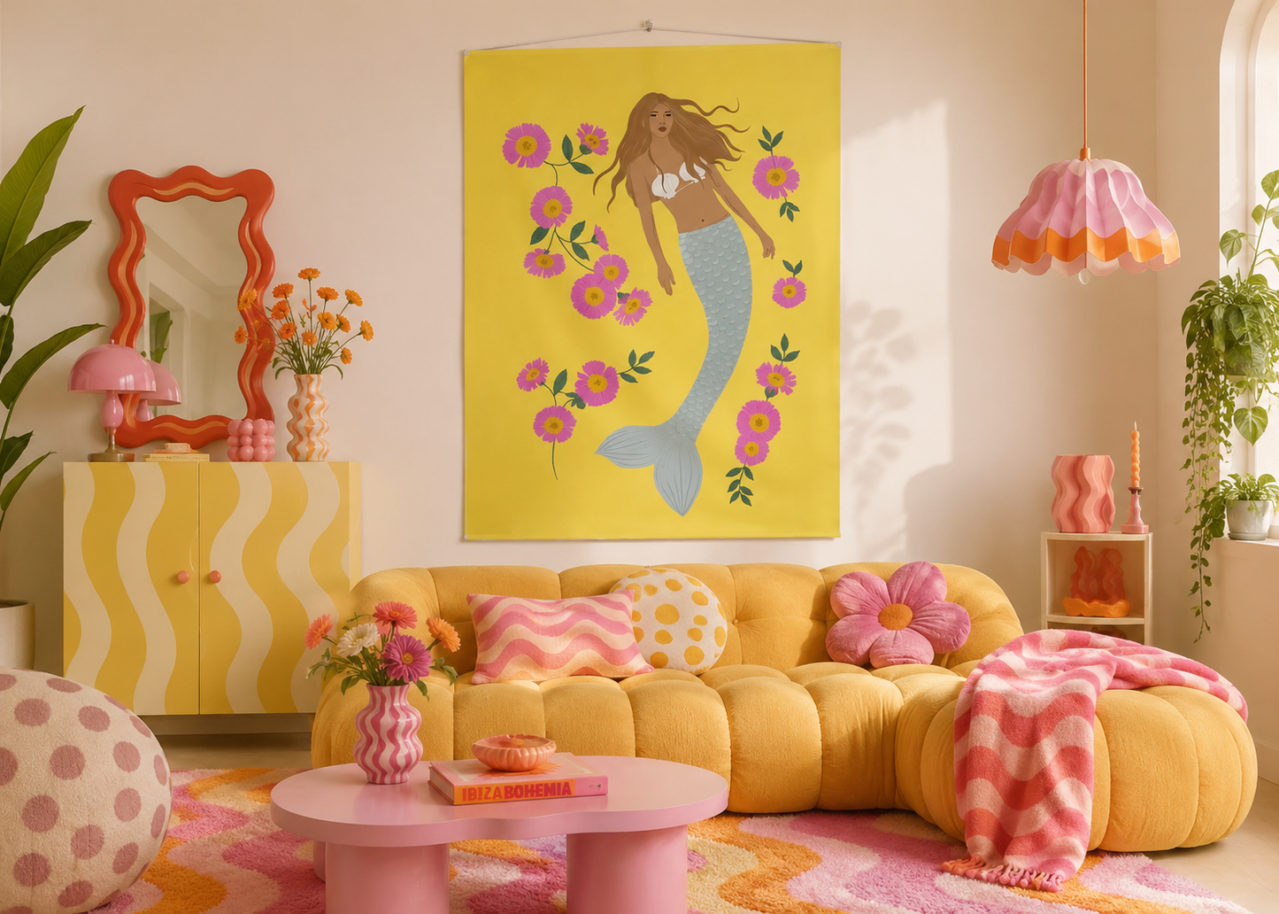 Senara - Fabric Wall Hanging - Sunkiss