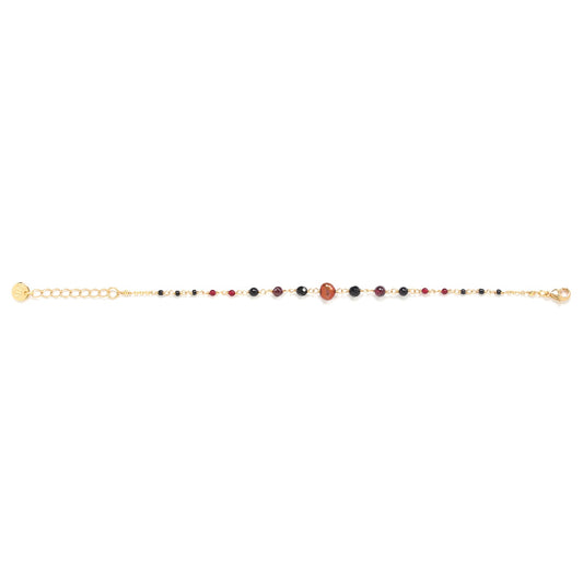 Franck Herval Melany Looped Bead Bracelet(Black)