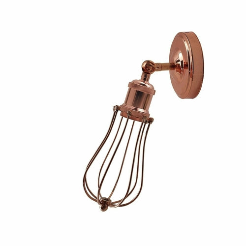 Industrial Vintage Retro Rose Gold Sconce Wall Light Lamp Fitting