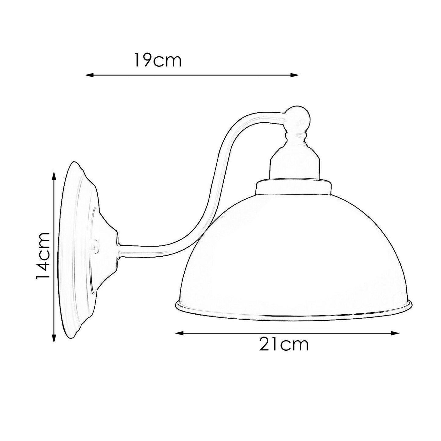 Industrial vintage Retro Wall Sconces E27 UK Holders~3697