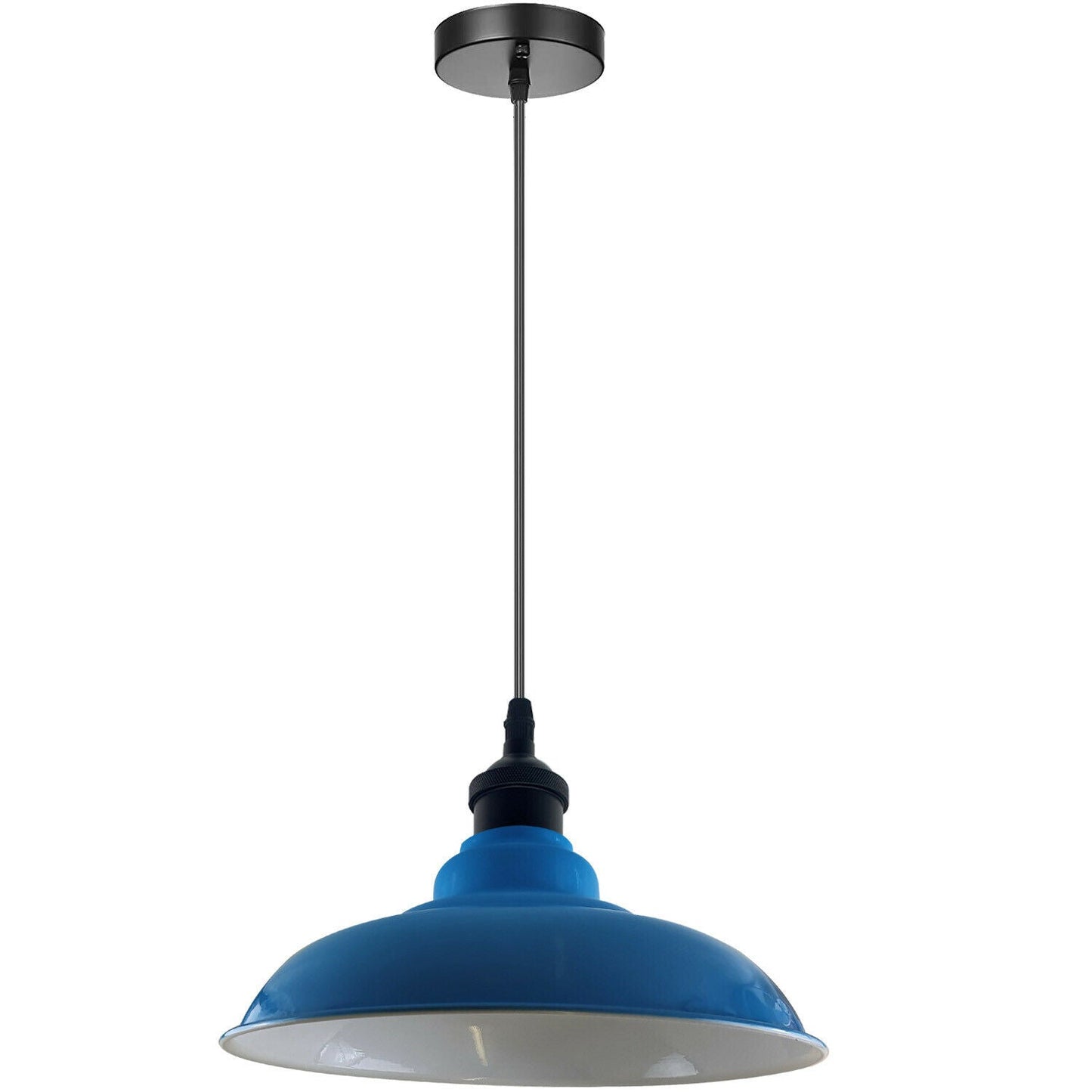 Blue Pendant Light Perfect for Kitchen Island or Bar Areas