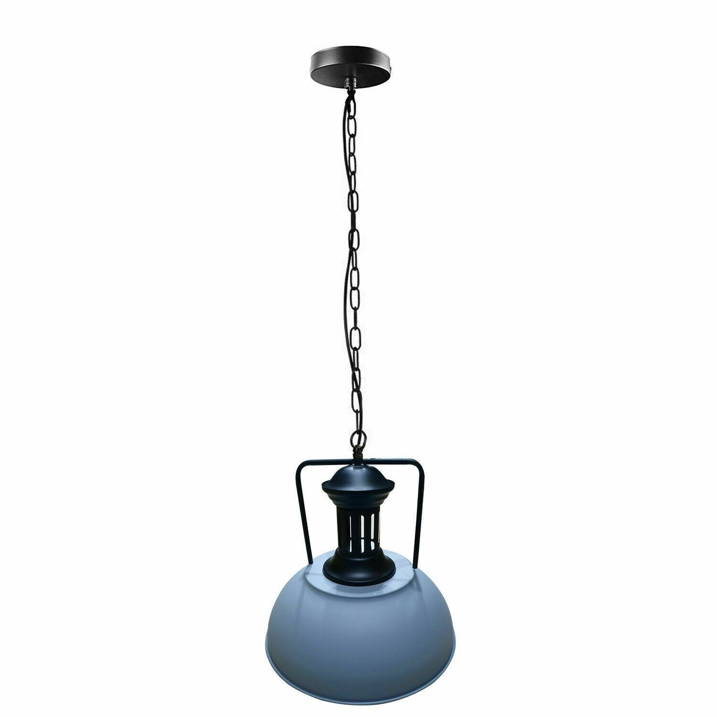 Industrial vintage Metal  Adjustable Hanging ceiling Grey Lampshades