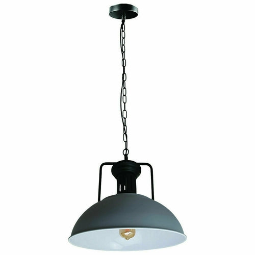 Industrial vintage Metal  Adjustable Hanging ceiling Grey Lampshades