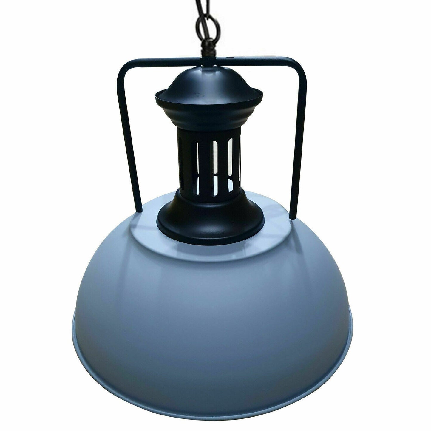 Industrial vintage Metal  Adjustable Hanging ceiling Grey Lampshades