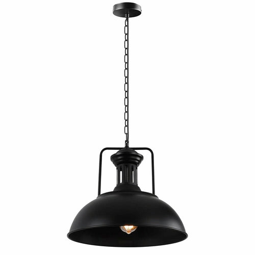 Industrial vintage Metal  Adjustable Hanging ceiling Black Lampshades