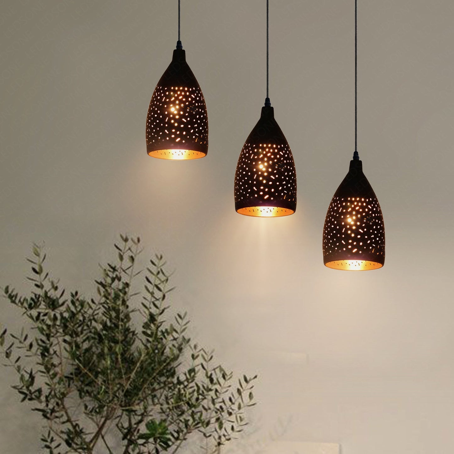 Industrial Vintage Retro Black Metal Ceiling hanging Pendant Light,