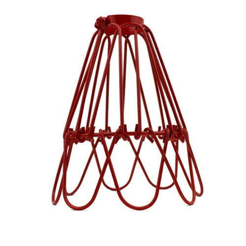 Industrial Water Lily Iron Wire Cage Lamp Lighting Decoration
