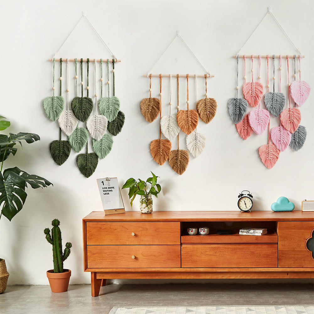 Macrame Leaf Wall Hanging