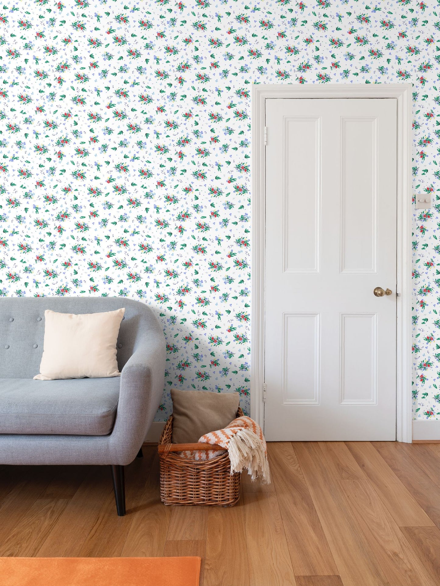 Flora Day Ditsy Floral Print Wallpaper