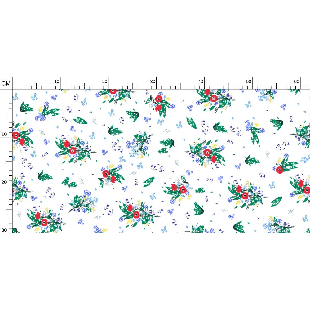 Flora Day Ditsy Floral Print Wallpaper