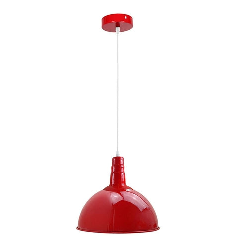 Red Retro Bedroom and Kitchen Pendant Light Shades