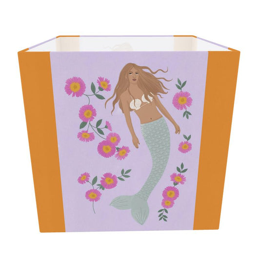 Senara Sun Pearl Mermaid Square Lampshade