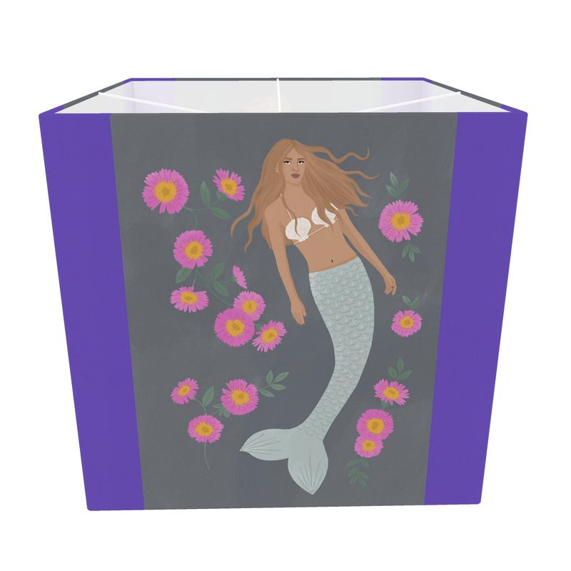 Senara Moonstone Blues Square Lampshade