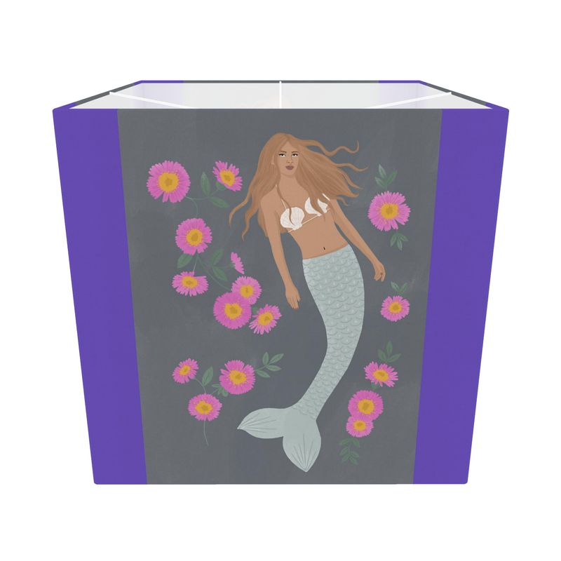 Senara Moonstone Blues Square Lampshade