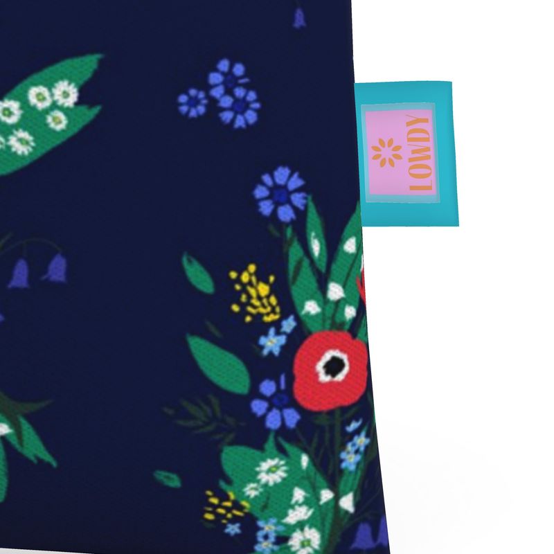 Midnight Meadow Neoprene Handbag
