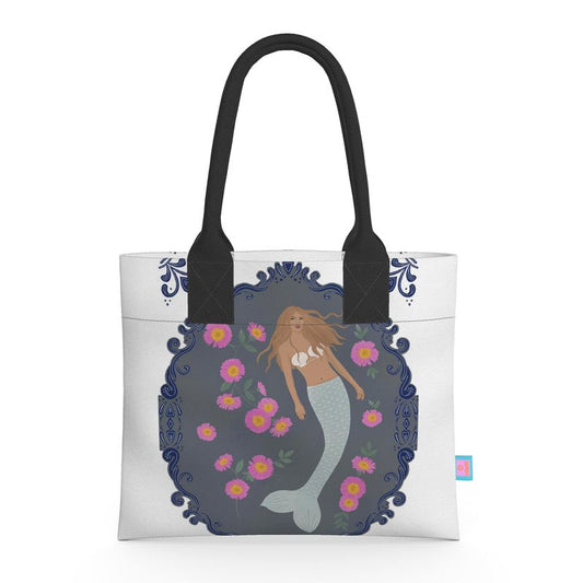 Senara Moonstone Modern Mermaid Neoprene Handbag