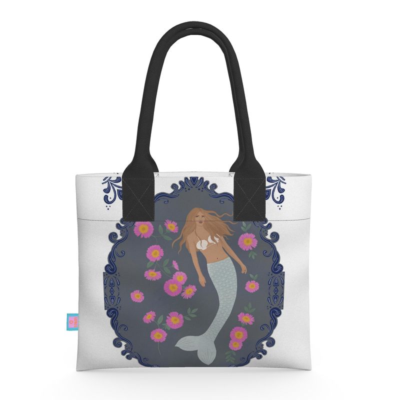 Senara Moonstone Modern Mermaid Neoprene Handbag