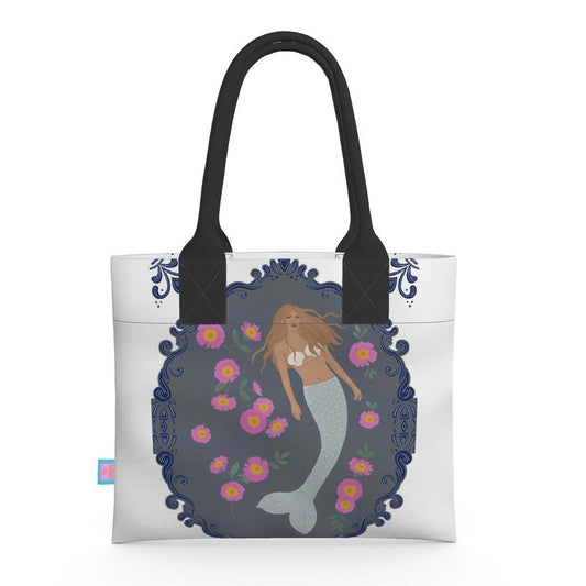 Senara Moonstone Modern Mermaid Neoprene Handbag
