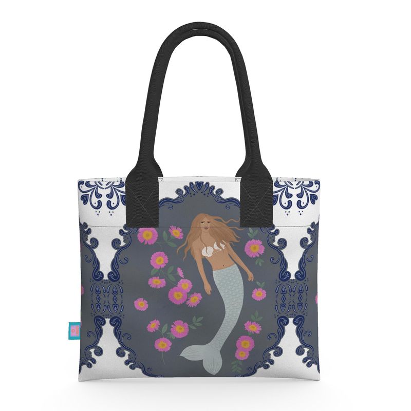 Modern Mermaid Neoprene Handbag