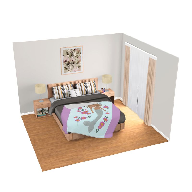 Senara Sea Cloud Double Size Fleece Blanket