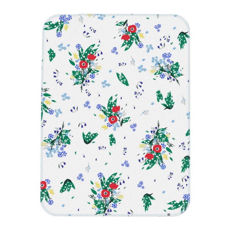 Flora Day Single Size Blanket