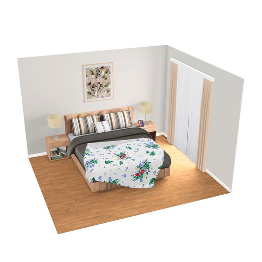 Flora Day Double Size Blanket