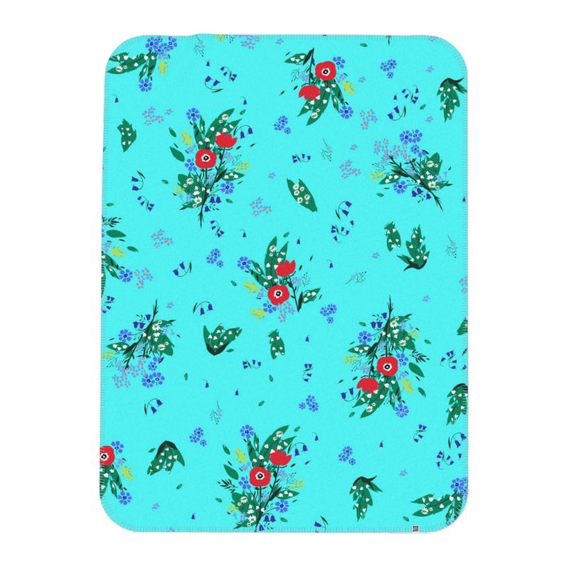 Blue Skies Single Size Fleece Blanket