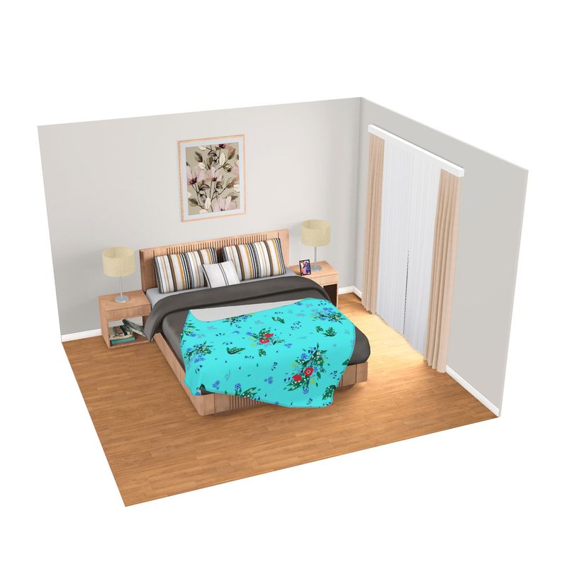 Blue Skies Double Size Fleece Blanket