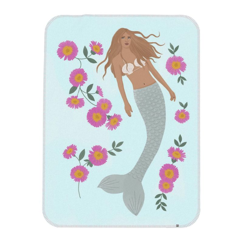 Senara Sea cloud Single Size Fleece Blanket