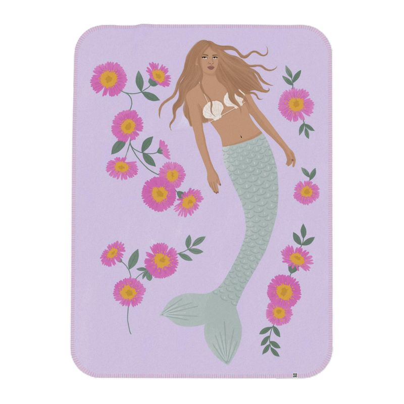 Senara Sea Pearl Single Size Fleece Blanket