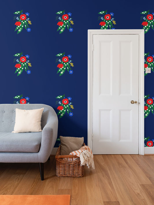 Posy Riot Wallpaper - Poppy Ardevora - Night Sky