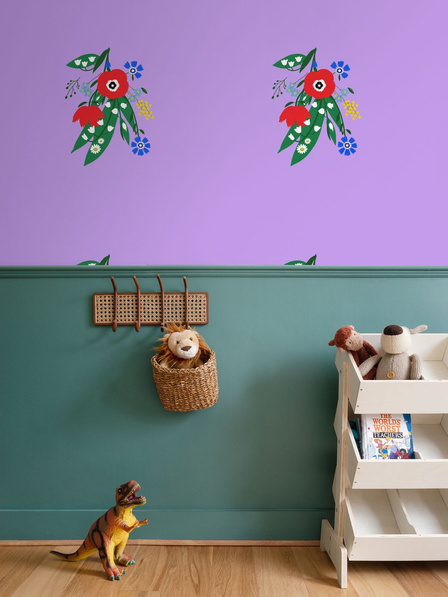 Posy Riot Wallpaper - Poppy Ardevora - Lush Lilac