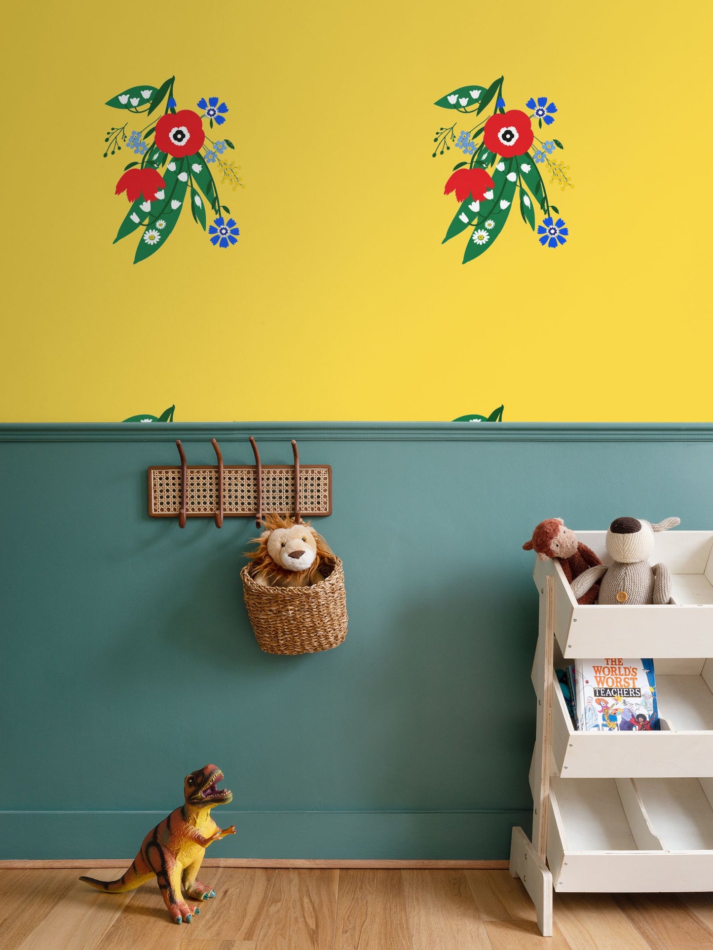 Posy Riot Wallpaper - Poppy Ardevora - Sunny Yellow
