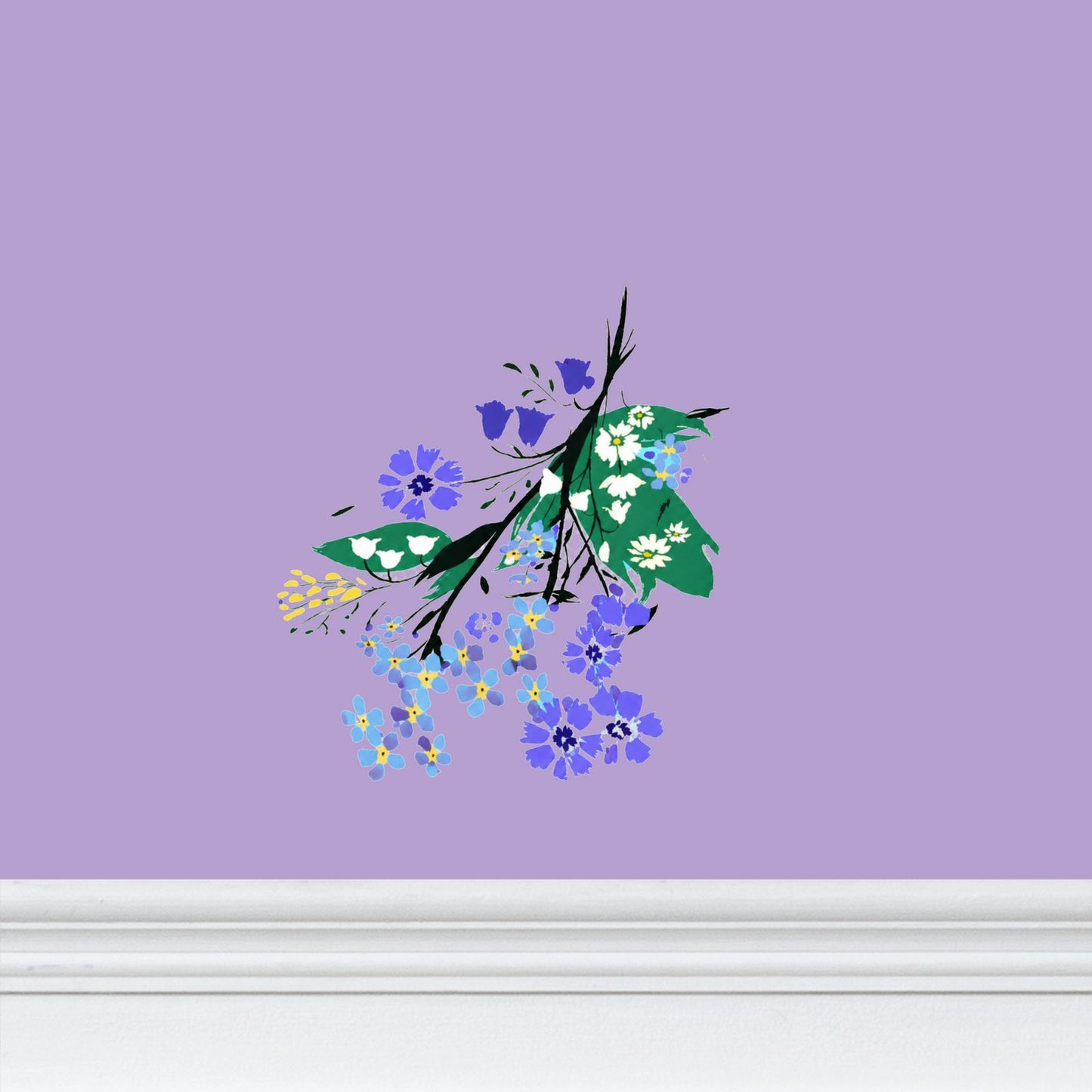 Posy Riot Wallpaper - Eva May - Dusty Lilac