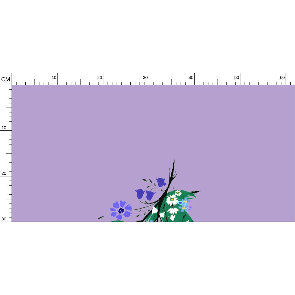 Posy Riot Wallpaper - Eva May - Dusty Lilac