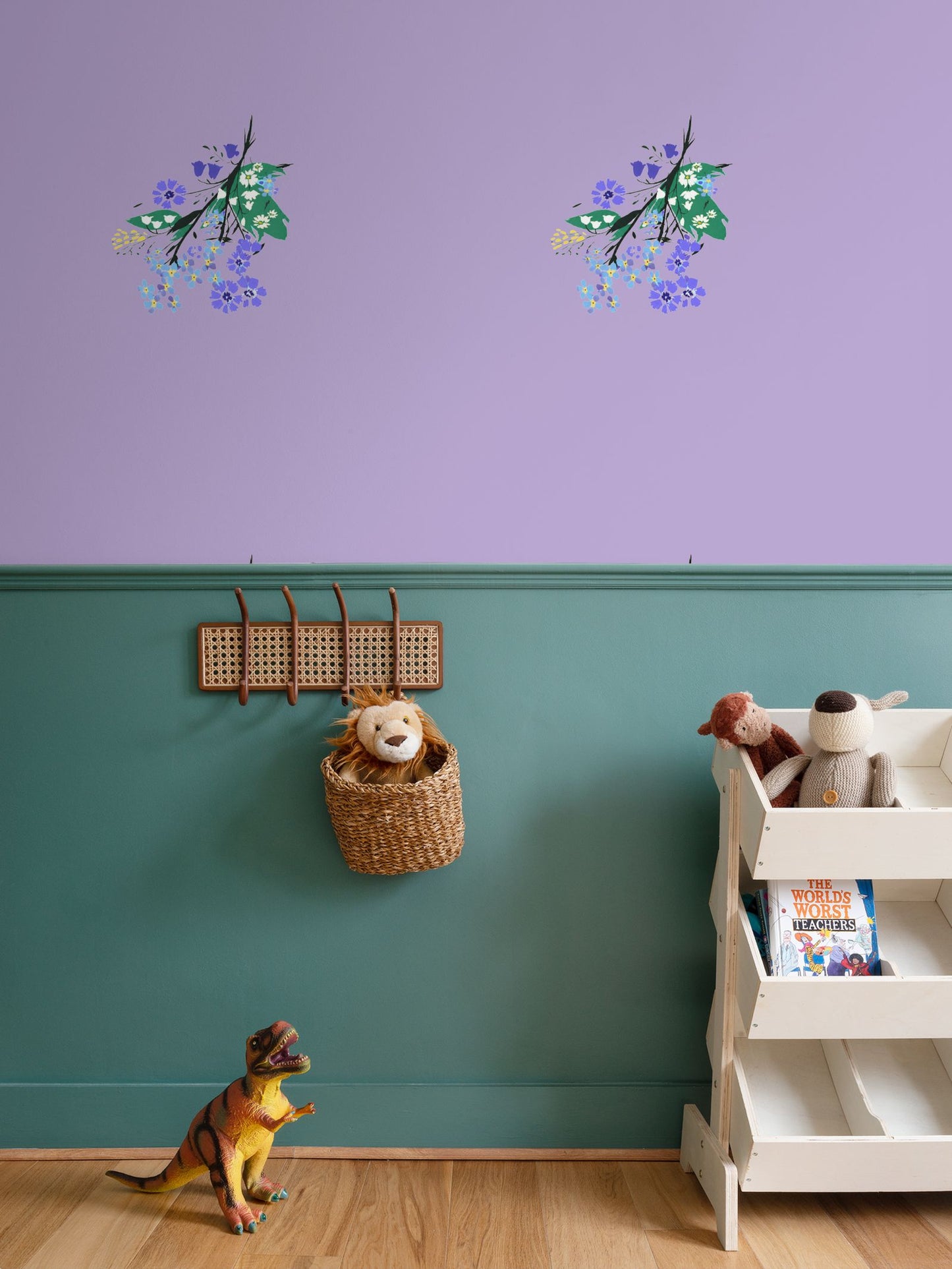 Posy Riot Wallpaper - Eva May - Dusty Lilac