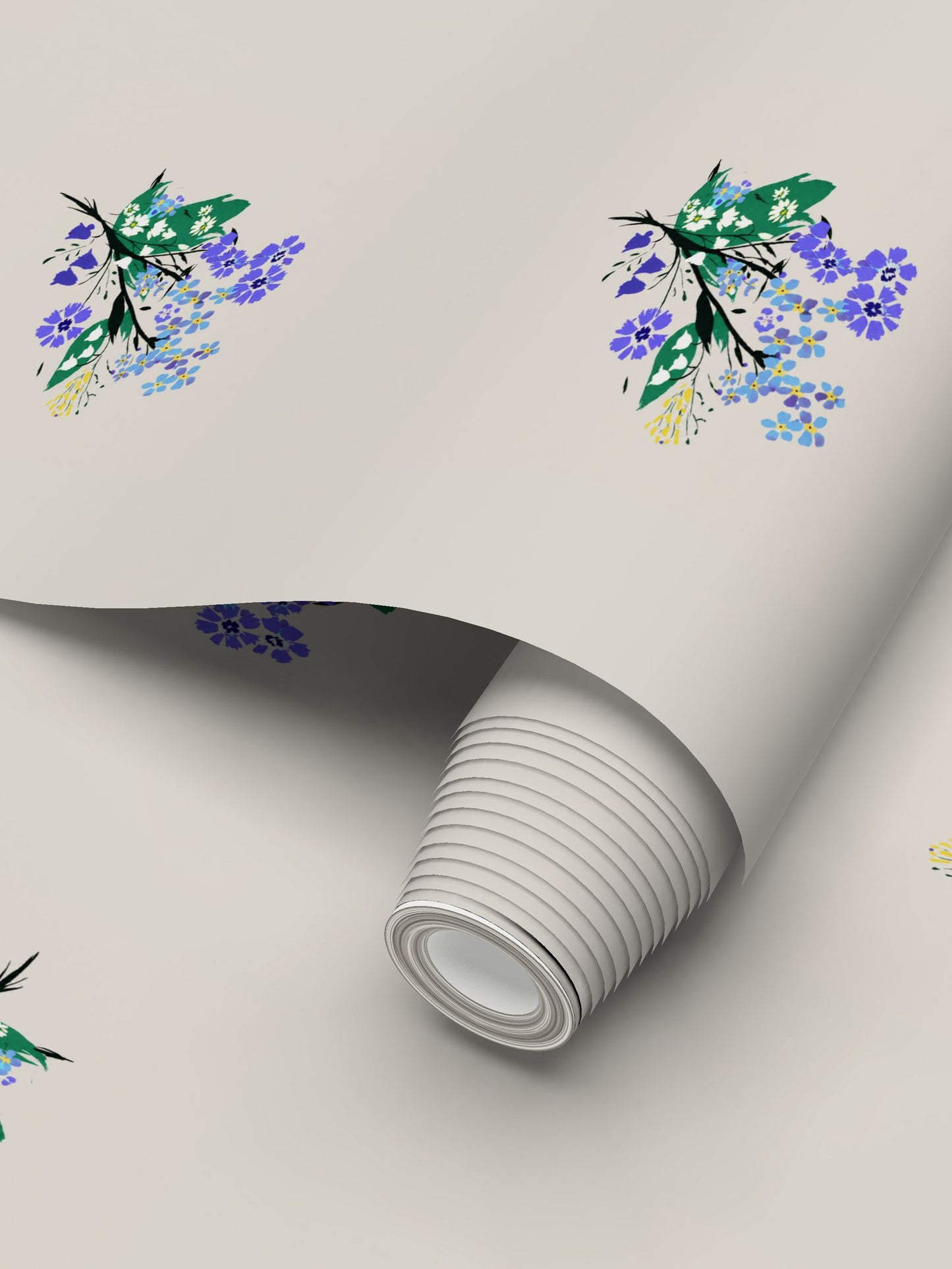 Posy Riot Wallpaper - Eva May - Stone