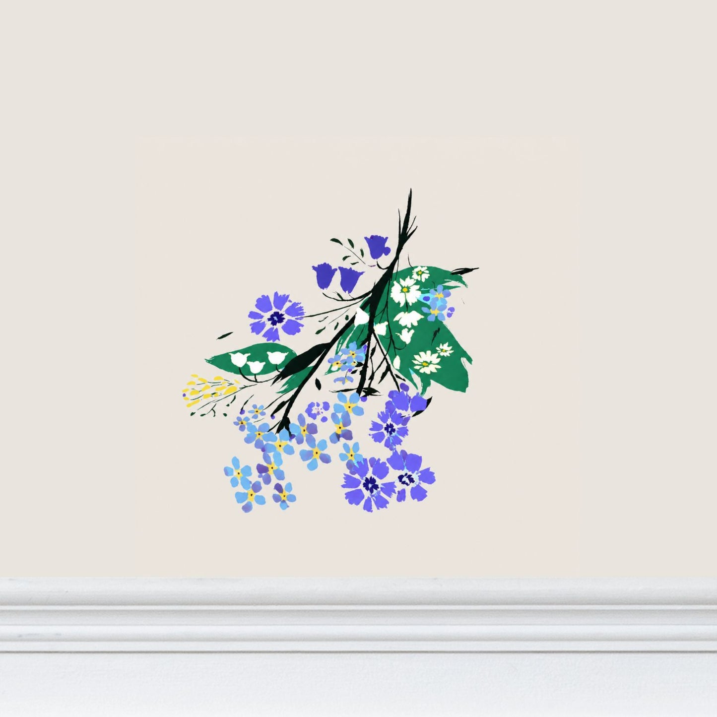 Posy Riot Wallpaper - Eva May - Stone