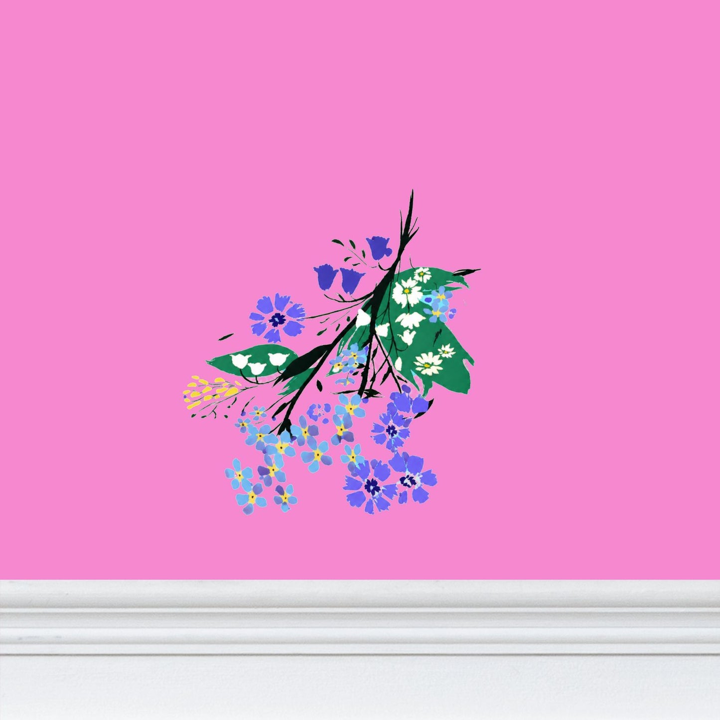 Posy Riot Wallpaper - Eva May - Pink Pop