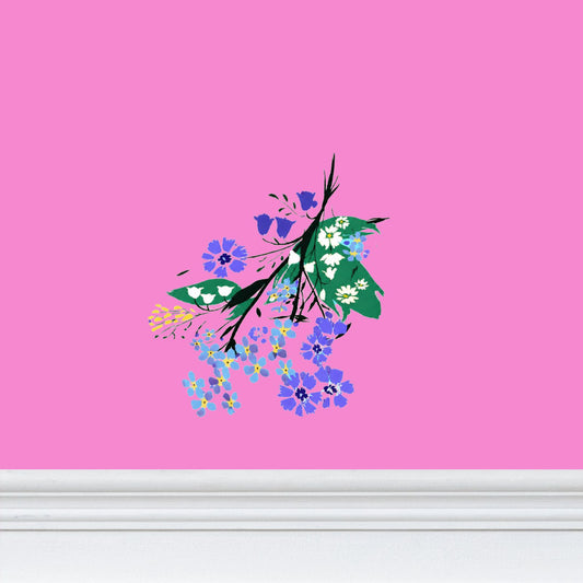 Posy Riot - Statement Wallpaper - Eva May - Pink Pop