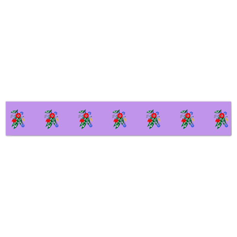 Posy Riot Wallpaper Border - Poppy Ardevora - Lush Lilac