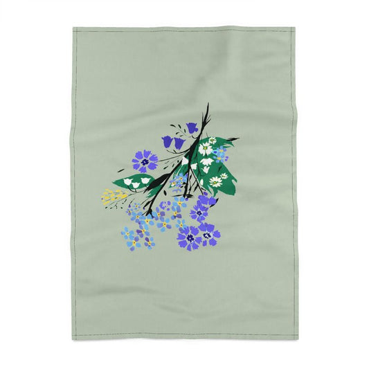 Posy Riot Tea Towel - Eva May - Soft Sage