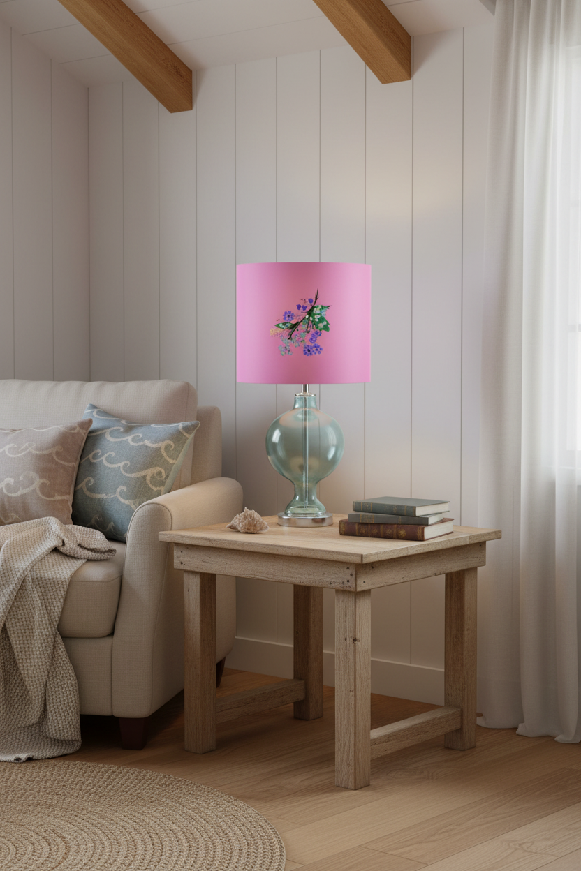 Posy Riot Lamp Shade - Eva May - Pink Pop