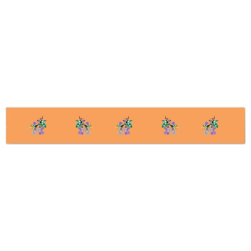 Posy Riot Wallpaper Border - Eva May - Orange