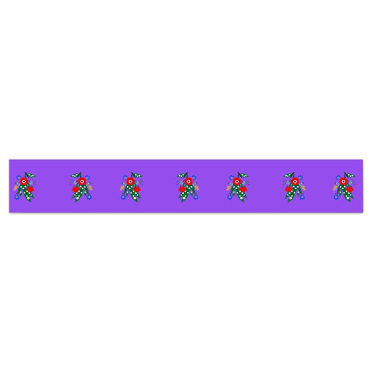 Posy Riot Wallpaper Border - Poppy Ardevora - Hot Purple