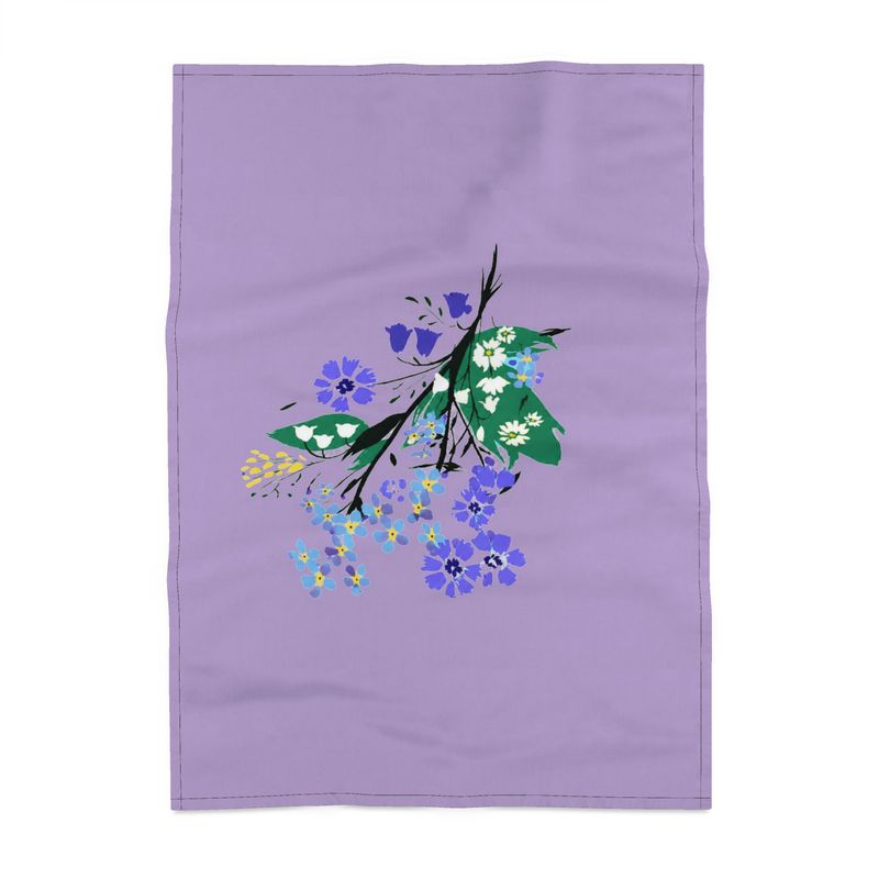 Posy Riot Tea Towel - Eva May - Dusty Lilac