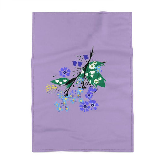 Posy Riot Tea Towel - Eva May - Dusty Lilac